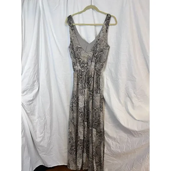 Show Me Your Mumu women's Kendall snakeskin sleeveless maxi dress Size‎ Medium - Picture 6 of 8